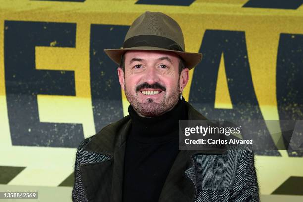 Álex O'Dogherty attends the 'Sin Novedad' premiere at the Callao cinema on December 13, 2021 in Madrid, Spain.