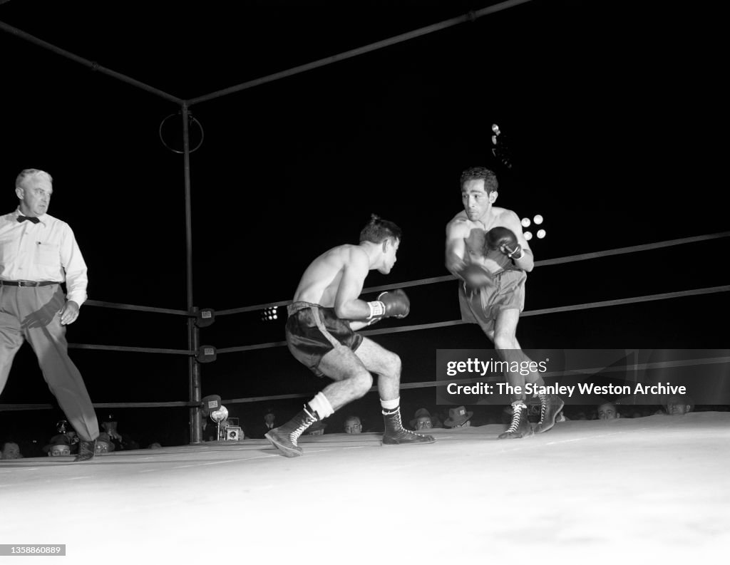 Willie Pep v Eddie Compo - World Featherweight Title