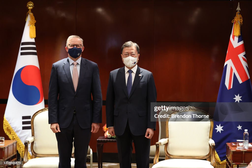 President Of Korea Moon Jae-in Visits Australia