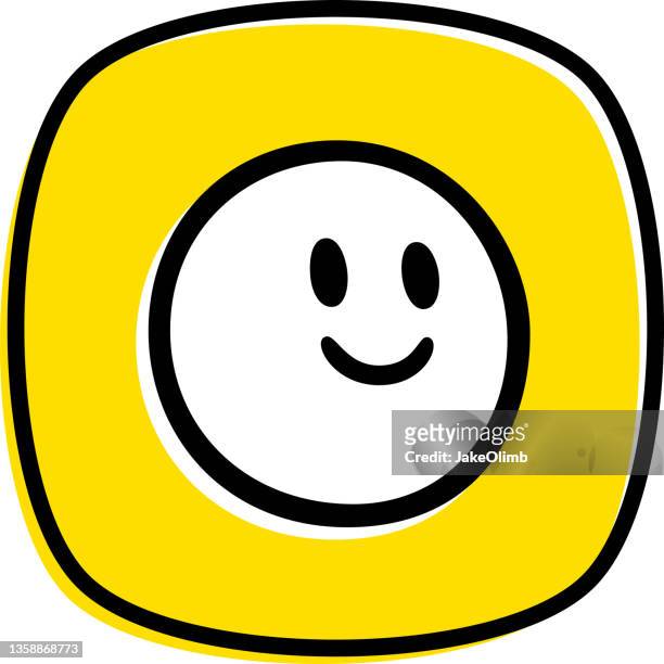 illustrations, cliparts, dessins animés et icônes de emoji smiley face doodle 2 - smiley anthropomorphique