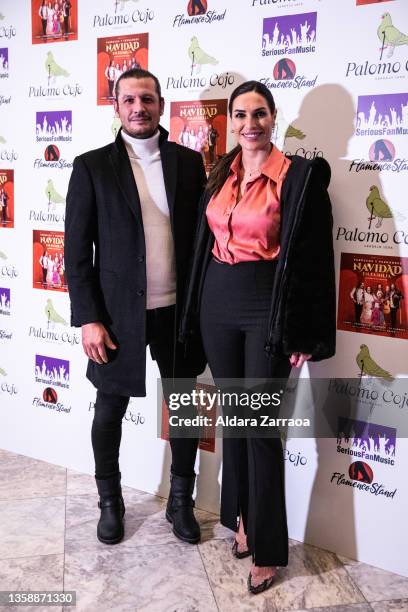 Veronica Hidalgo attends the "Farruzos Fernandez en Navidad" premiere at Teatro Nuevo Apolo on December 13, 2021 in Madrid, Spain.