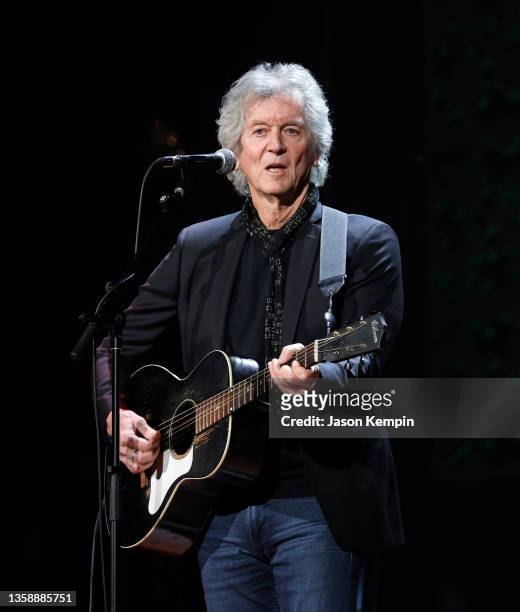 Rodney Crowell performs at the Ryman Auditorium on December 13, 2021 in Nashville, Tennessee.