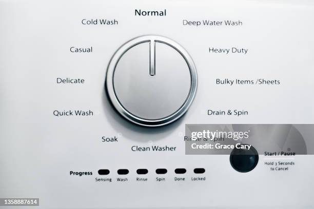 washer controls - máquina de lavar roupa imagens e fotografias de stock