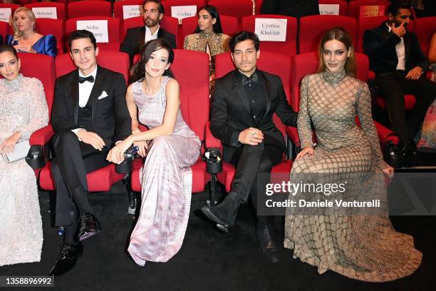 Alex Gonzalez, Alejandra Oneiva and Rob Raco attend the Closing Ceremony Red Carpet at The Red Sea International Film Festival on December 13, 2021...