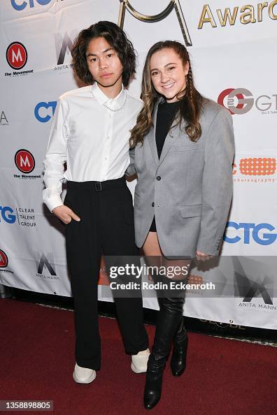 Sean Lew and Kaycee Rice attend the 2021 World Choreography Awards at ...