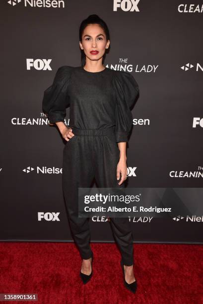 Elodie Yung attends FOX's VIP Screening For "The Cleaning Lady" at Japanese American National Museum on December 13, 2021 in Los Angeles, California.