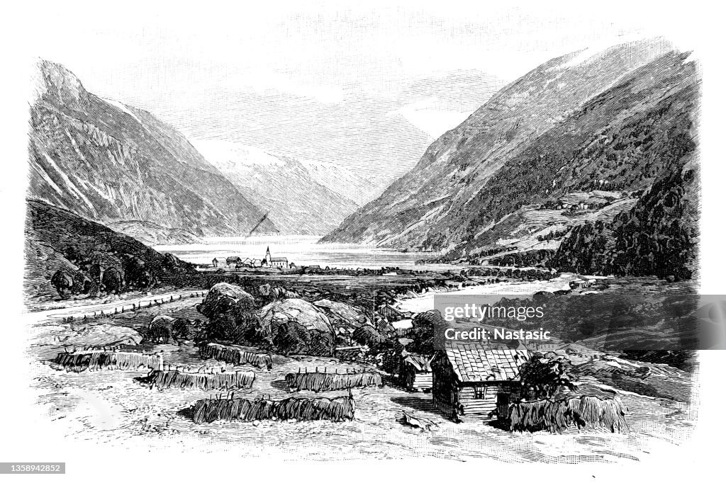 El glaciar Folgefonna en el fiordo mauranger