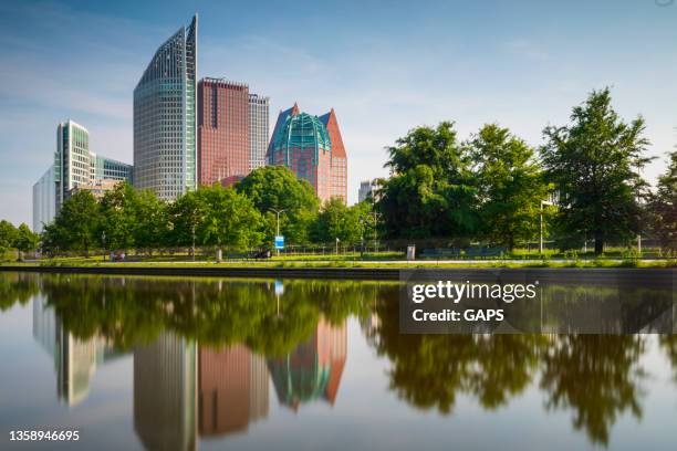 modern office buildings and ministries in the city centre of the hague - the hague bildbanksfoton och bilder