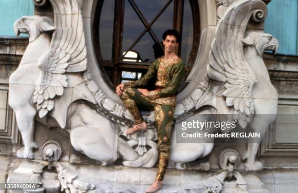 Portrait de José Carlos Martinez, le 4 juin 1997, à l'opéra de Paris.