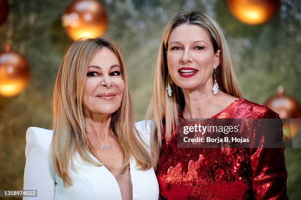 Ana Obregon and attends to photocall of 'La Navidad Que Quieres' on December 14, 2021 in Madrid, Spain.