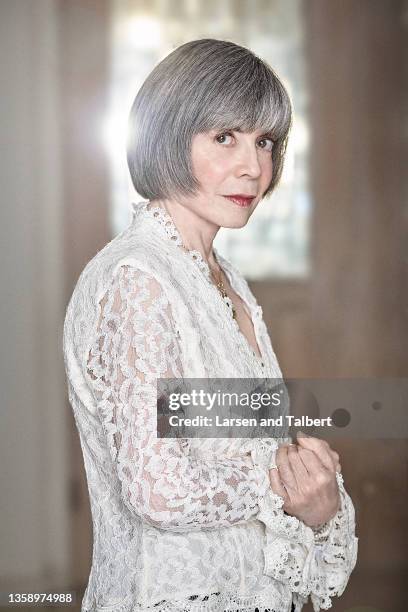 Author Anne Rice poses for a portrait on February 25, 2008 at home in Palm Desert, California.