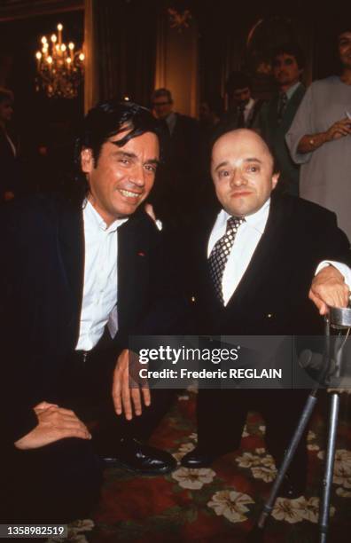 Jean-Michel Jarre et Michel Petrucciani, le 6 janvier 1999.