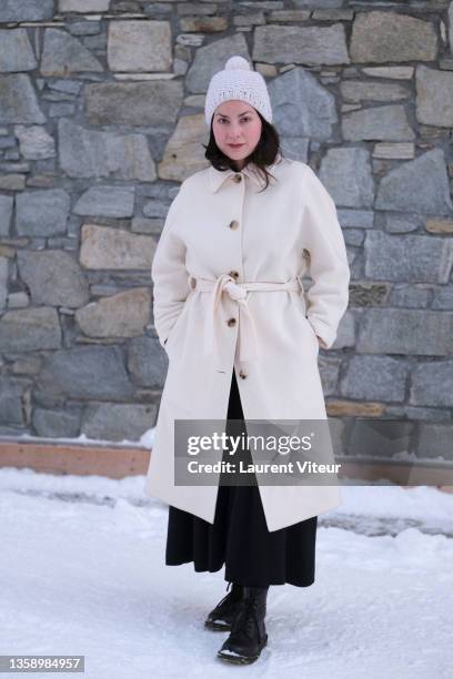 Screenwriter Rebecca Zlotowski attends the 13th Arcs Film Festival - Day Four on December 14, 2021 in Bourg-Saint-Maurice, France.