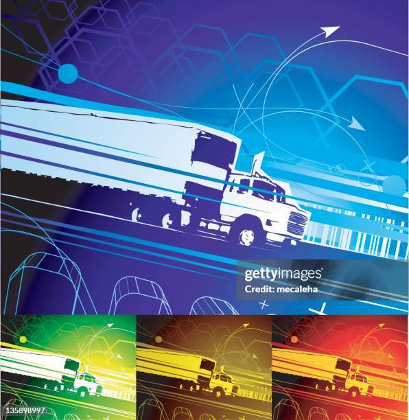 transportation background (vector) - height difference stock illustrations