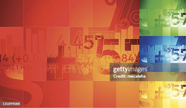 ilustraciones, imágenes clip art, dibujos animados e iconos de stock de fondo de finanzas - simbolos matematicos