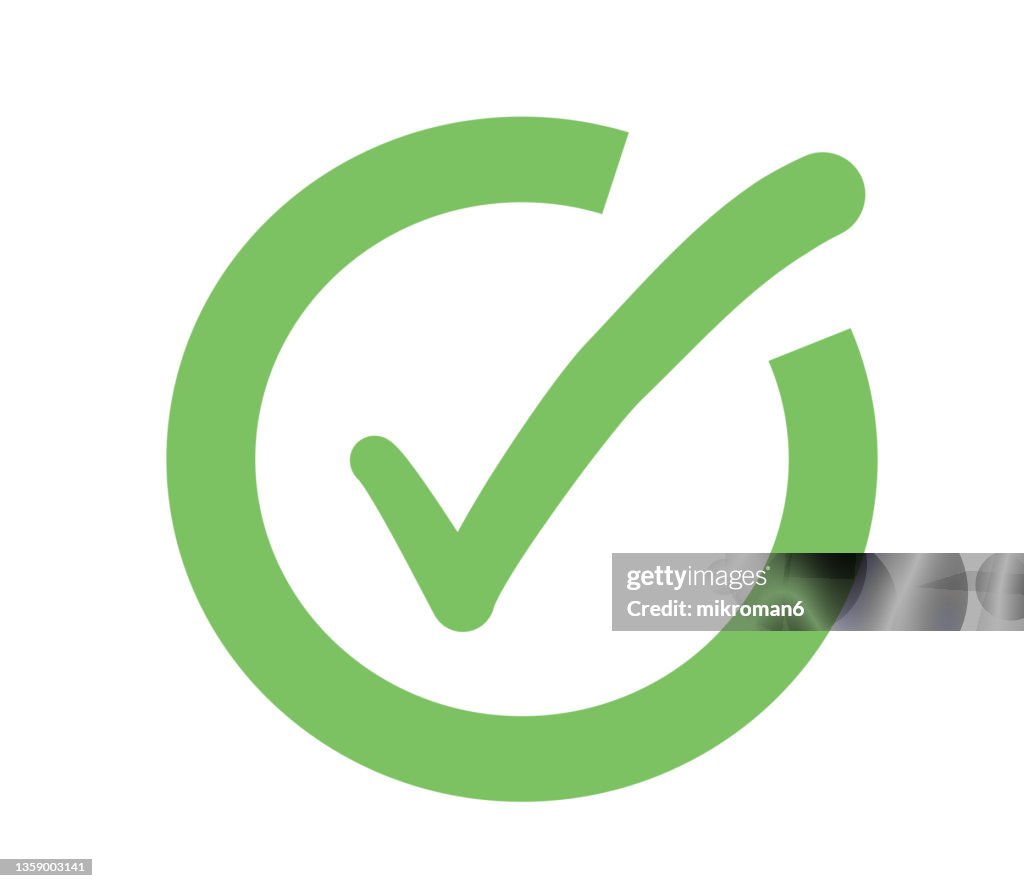 Illustration of a tick or an x indicating right and wrong