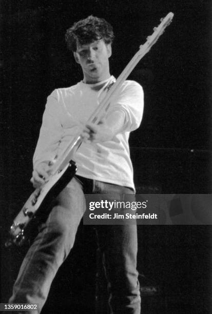 Ben Shepard of Soundgarden performs at Lollapalooza at the Irvine Meadows Amphitheatre in Irvine, California on August 3, 1996.