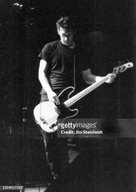 Ben Shepard of Soundgarden performs at the Universal Amphitheatre in Los Angeles, California on December 2, 1996.