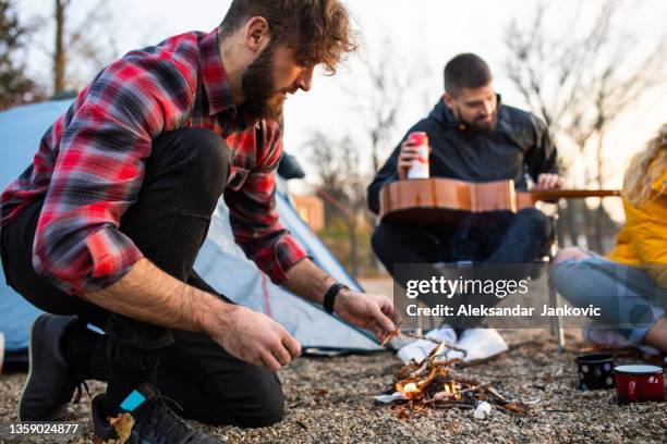 let's get the fire going - stokes stock pictures, royalty-free photos & images