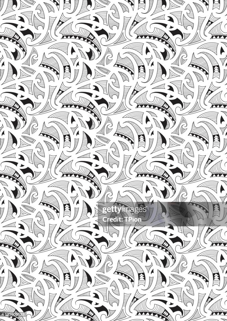 Seamless tribal Pattern
