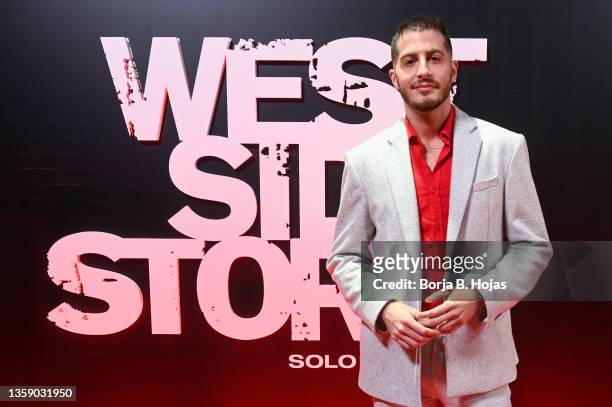 Spanish journalist Nando Escribano attends "West Side Story" Madrid Premiere at Palacio de la Prensa on December 14, 2021 in Madrid, Spain.