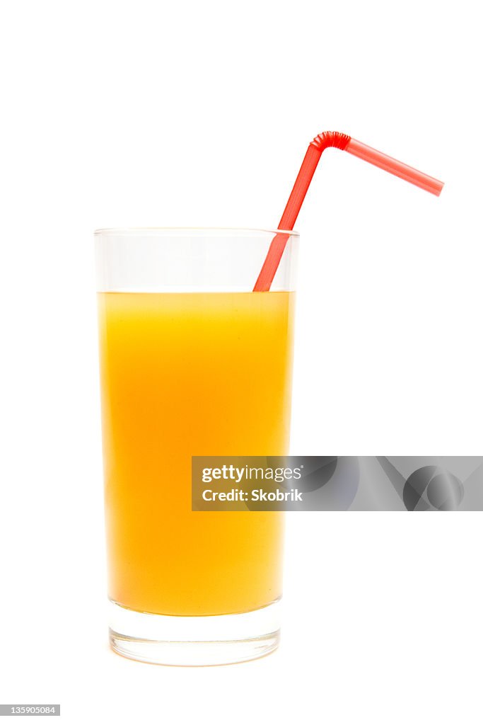 Glass of citrus juice