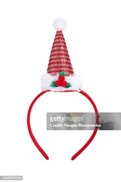 christmas headband isolated on white background - カチューシャ ストックフォトと画像