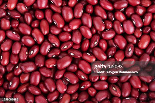 red beans as a background - bean stock-fotos und bilder