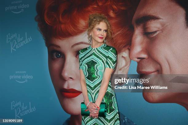 Nicole Kidman attends the Australian premiere of Being The Ricardos at the Hayden Orpheum Picture Palace on December 15, 2021 in Sydney, Australia.