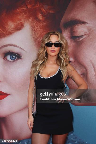 Rita Ora attends the Australian premiere of Being The Ricardos at the Hayden Orpheum Picture Palace on December 15, 2021 in Sydney, Australia.