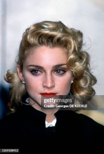 Portrait de Madonna, le 6 mars 1986.