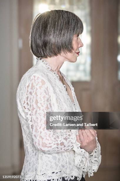 Author Anne Rice poses for a portrait on February 25, 2008 in Palm Desert, California.