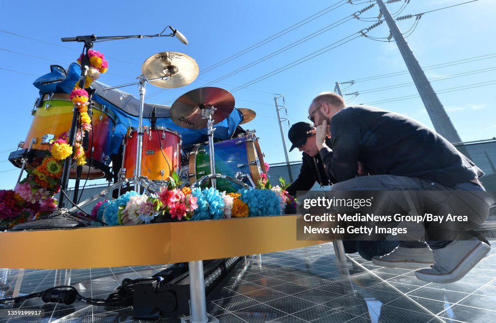 Coldplay Drummer Will Champion Right And His Drum Technician Known News Photo Getty Images Coldplay Drummer Will Champion Right And His Drum Technician Known News Photo Getty Images