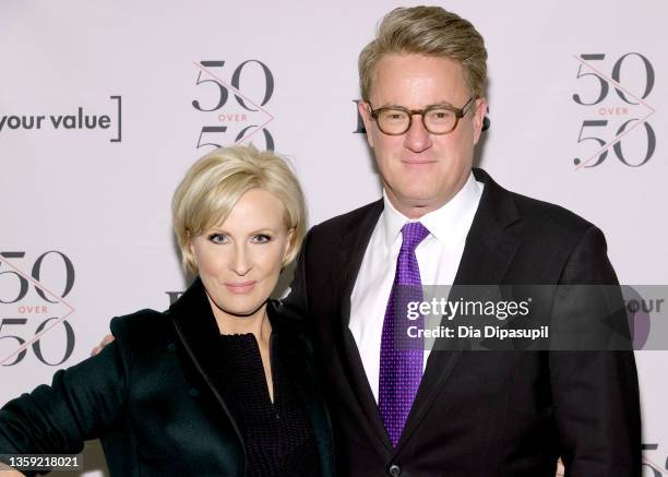 Mika Brzezinski and Joe Scarborough attend Forbes x Know Your Value 50 Over 50 on December 15, 2021 in New York City.