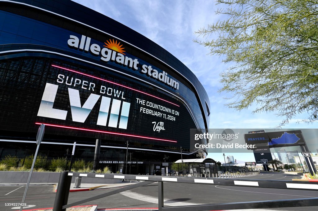 Las Vegas Raiders Announce Allegiant Stadium To Host Super Bowl LVIII