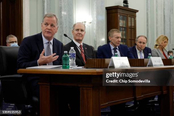 American Airlines CEO Doug Parker, Southwest Airlines CEO Gary Kelly, United Airlines CEO Scott Kirby, Delta Air Lines Executive Vice President John...