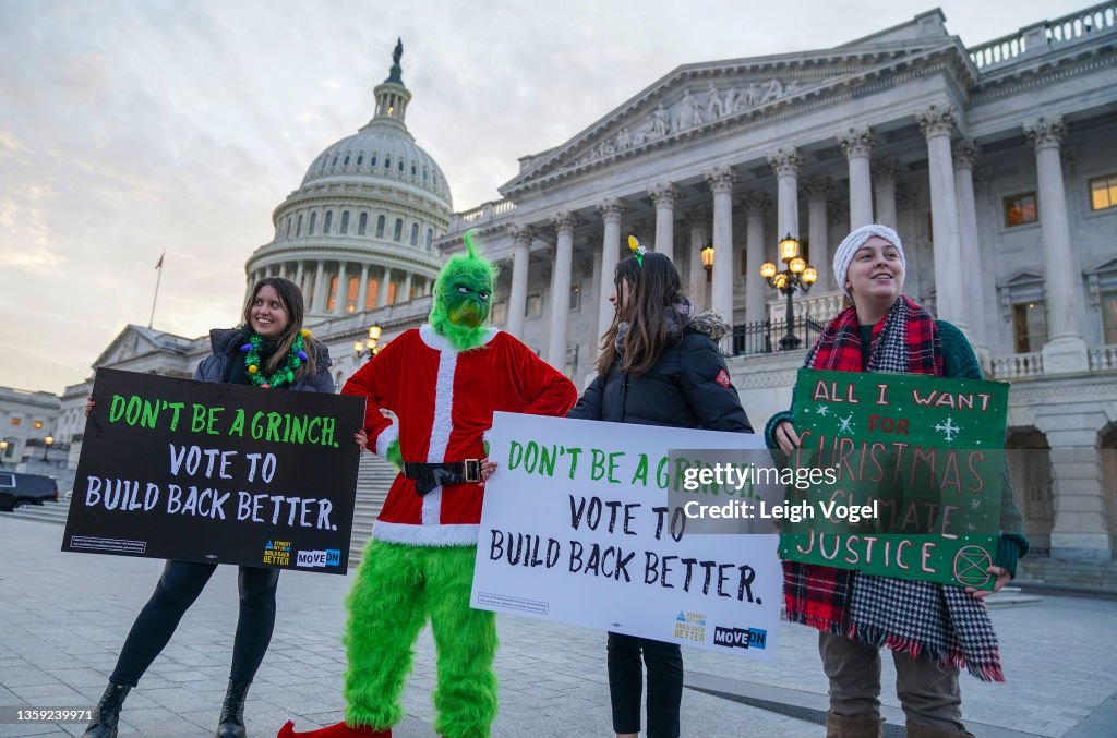 Build Back Better Holiday Party On The Hill