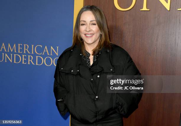 Patricia Heaton attends the Los Angeles premiere of Lionsgate's "American Underdog" at TCL Chinese Theatre on December 15, 2021 in Hollywood,...