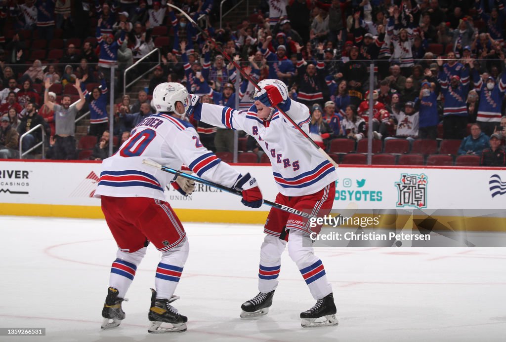 New York Rangers v Arizona Coyotes
