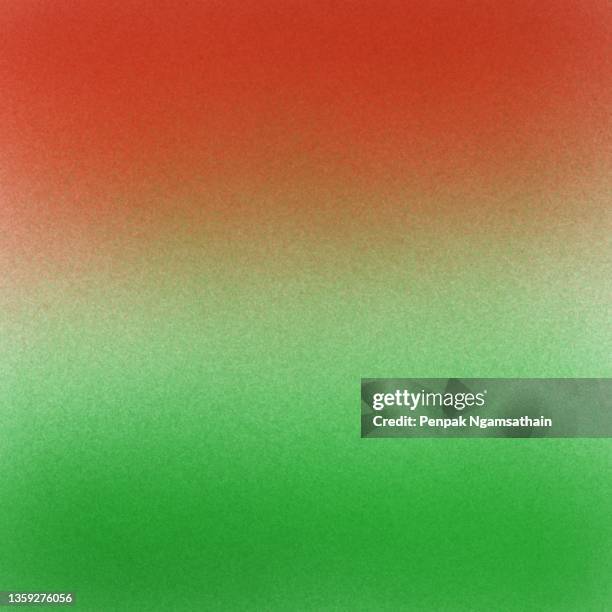 red and green modern abstract background wall created from scratch through multi-step design process gradient paint color on frame paper, textured effect, oil painting, water color, template colorful dynamic liquid form with various colors - oil liquid ストックフォトと画像