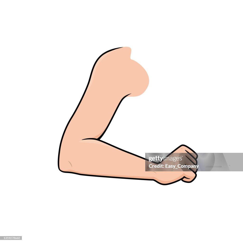 Color vector illustration of children's activity coloring book pages with pictures of Orange elbow.