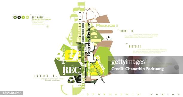 recycle infographic. recycling, upcycling, downcycling signs. environment, ecology, ecosystem. flat vector illustration stock illustration
infographic, upcycling, recycling, reduction, typographies- infographic - reduce waste infographic stock illustrations