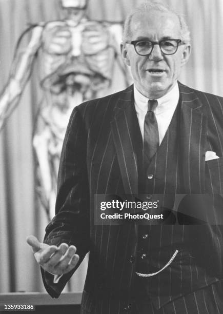 Portrait of pediatrician and author Dr. Benjamin Spock, Cleveland, Ohio, 1965.