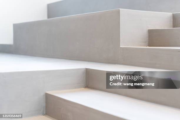 stairs with a sense of design - concrete architecture stock pictures, royalty-free photos & images