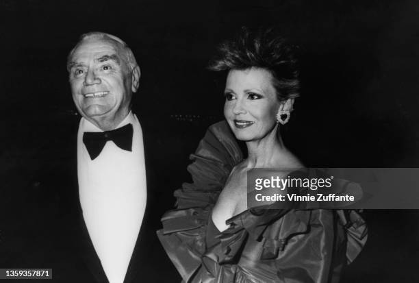 American actor Ernest Borgnine and his wife, Norwegian-born American businesswoman Tova Borgnine attend the American Film Institute Lifetime...