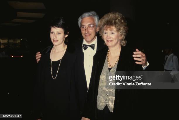 American television writer and producer Steven Bochco , his wife American actress Barbara Bosson, and their daughter Melissa attend the 46th Annual...