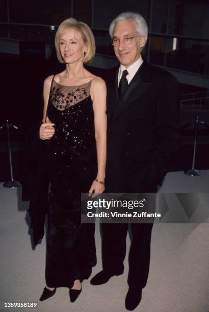 Television producer and executive Dayna Kalins and her husband, American television writer and producer Steven Bochco attend the 5th Museum of...