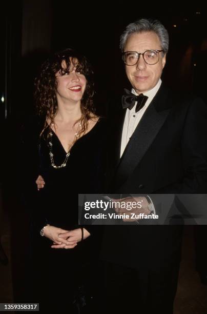 American actress and screenwriter Antonia Bogdanovich and her father, American film director and screenwriter Peter Bogdanovich attend the 45th...