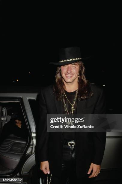 American guitarist Richie Sambora attends the 3rd Annual Silver Clef Awards, held at Roseland in New York City, New York, 15th November 1990. The...