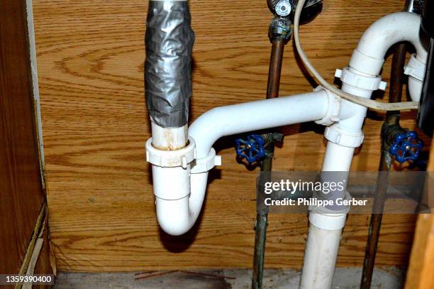 drain pipe under sink - below stock pictures, royalty-free photos & images